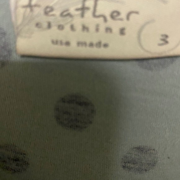 Feather Clothing Sleeveless Dress, Polka Dot/Floral Print Size 3 Bamboo/Cotton - Picture 8 of 10